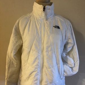 The North Face Thermo Quilted Jacket  WHITE Med